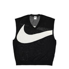 Nike Swoosh Sweater Vest Black / Coconut Milk Sweater Vests FD2873 010 | Overkill