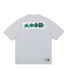 Jordan Union x Bephies Beauty Supply x Jordan Tee Grey Fog / Photon Dust / Stadium Green / Black T-Shirts Close-up | Overkill