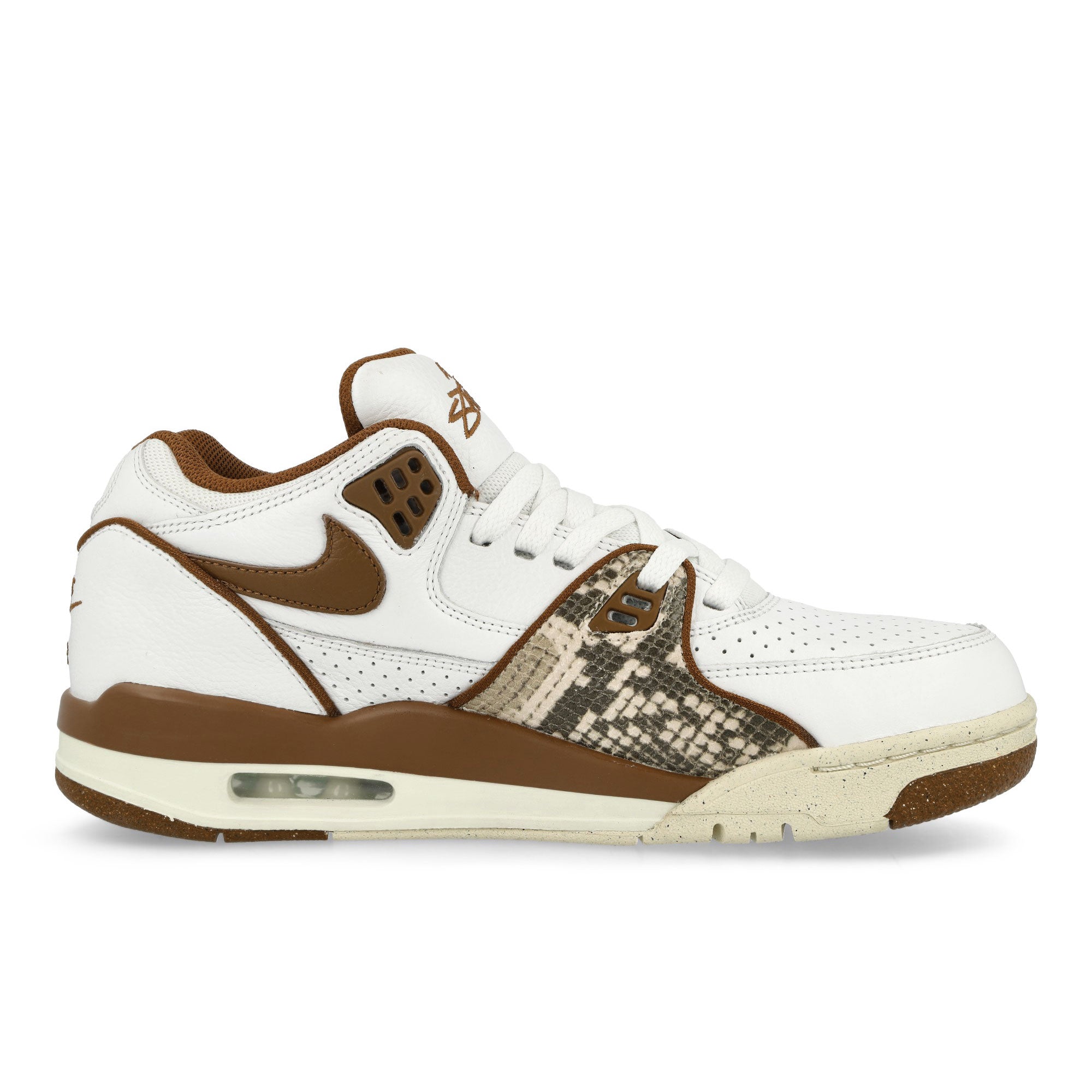 Nike Stussy x Nike Air Flight '89 Low SP White / Pecan - Fossil Low Top Sneakers  Silhouette | Overkill