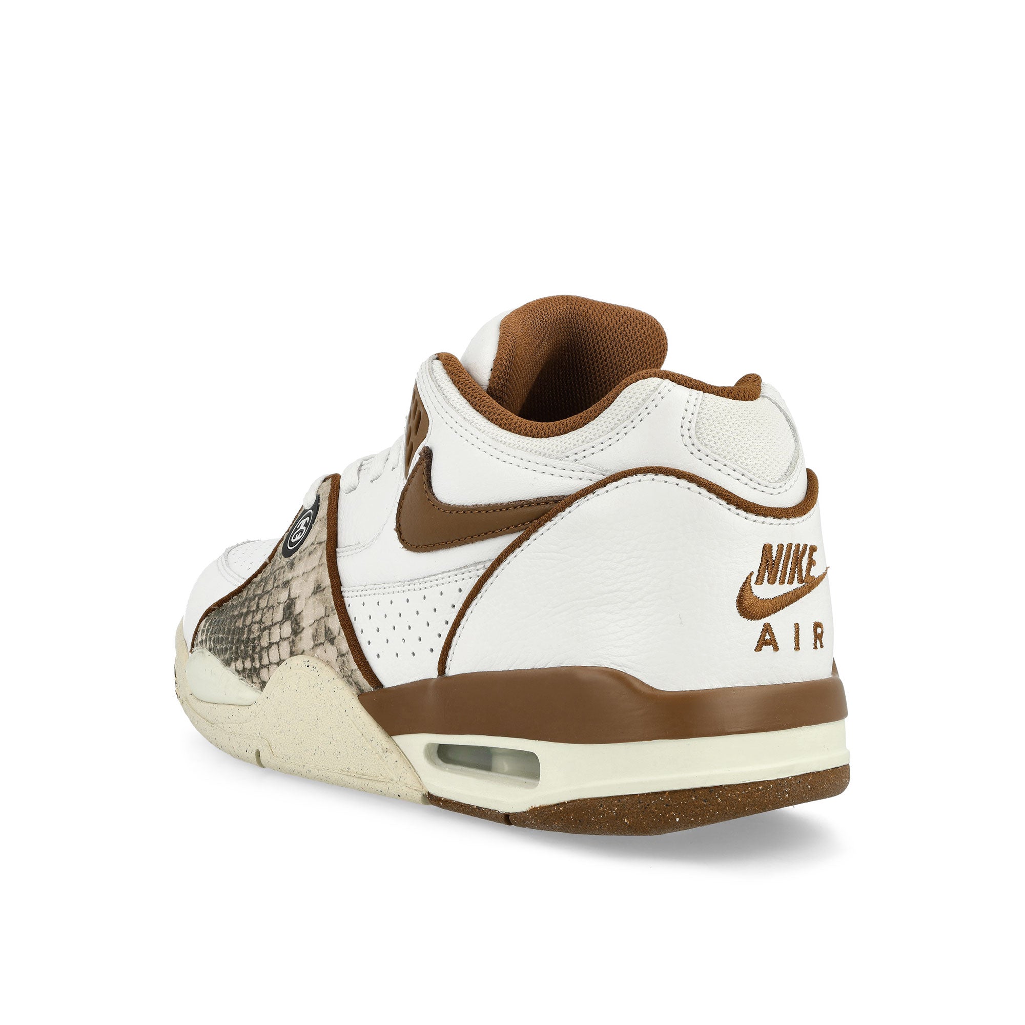 Nike Stussy x Nike Air Flight '89 Low SP White / Pecan - Fossil Low Top Sneakers  Material | Overkill
