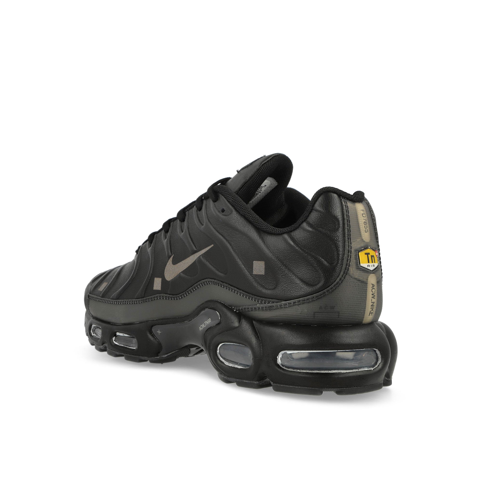 Nike Air Max Plus Black / Off Noir - Light Iron Ore - Obsidian Low Top Sneakers  Material | Overkill