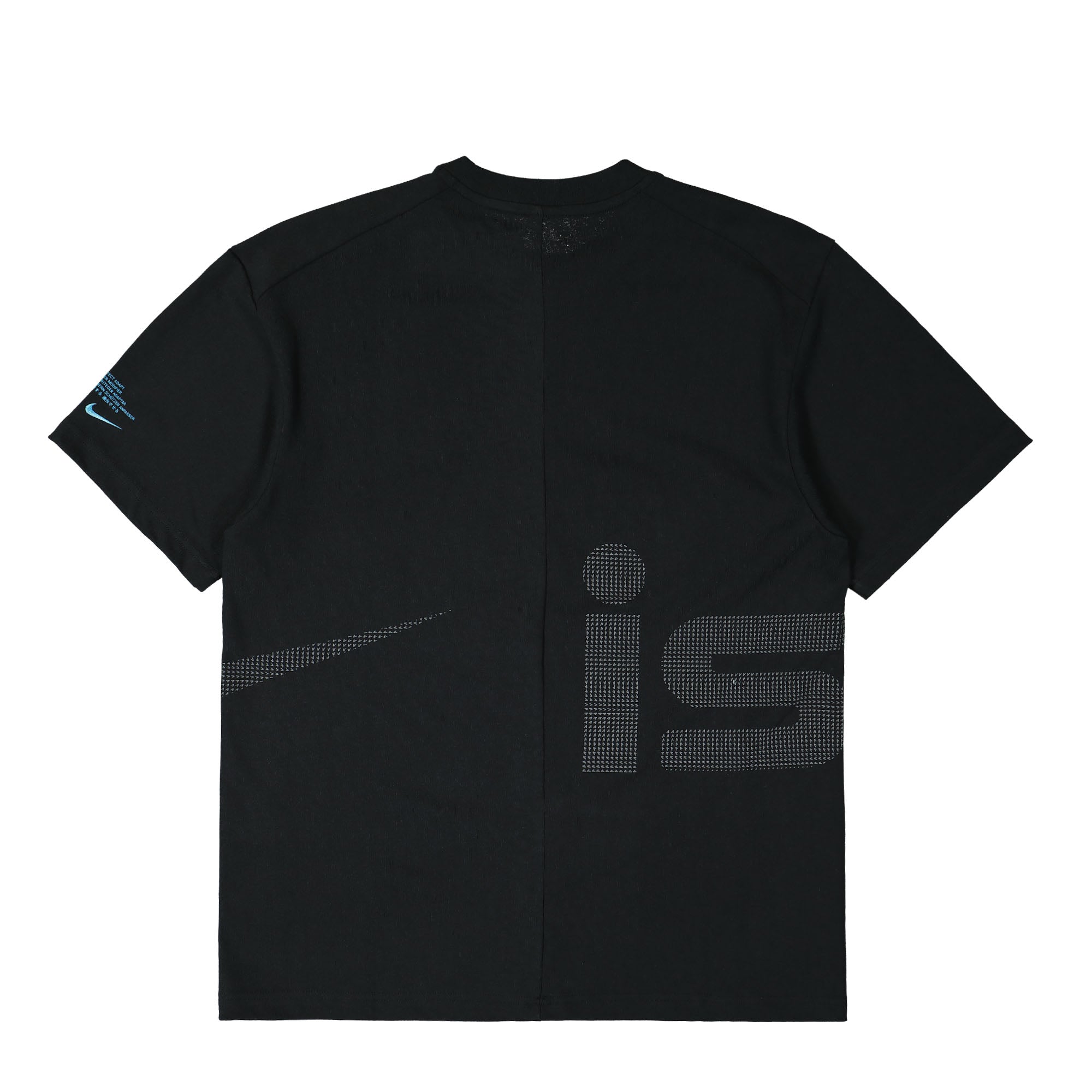 Nike ISPA Short Sleeve T-Shirt Black / Baltic Blue / Iron Grey T-Shirts Material | Overkill