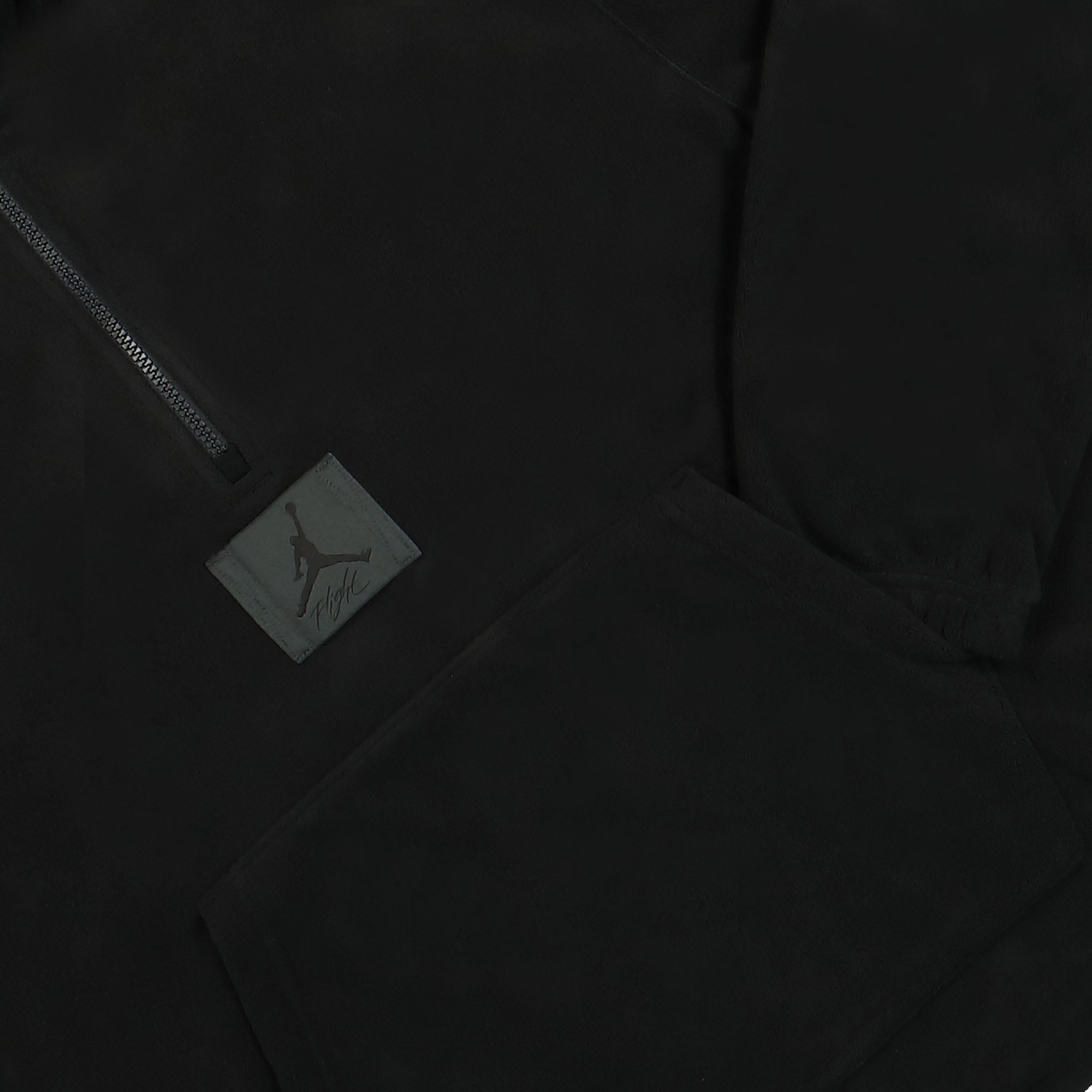 Jordan Essentials Winterized Fleece Half-Zip Black Sweatshirts Detailfoto | Overkill