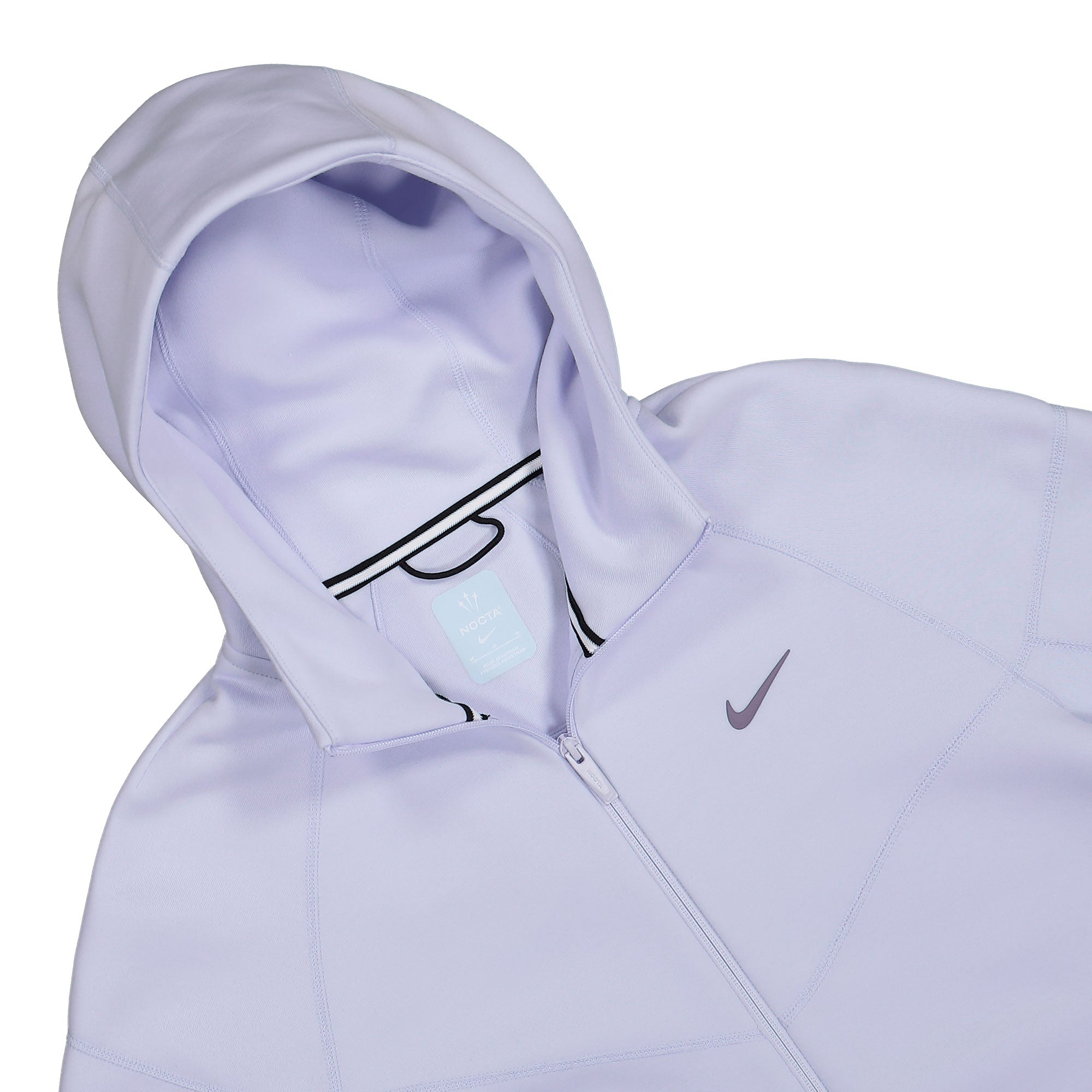 Nike NRG Tech Fleece Full Zip Hoodie Palest Purple / Daybreak Hoodies Close-up | Overkill