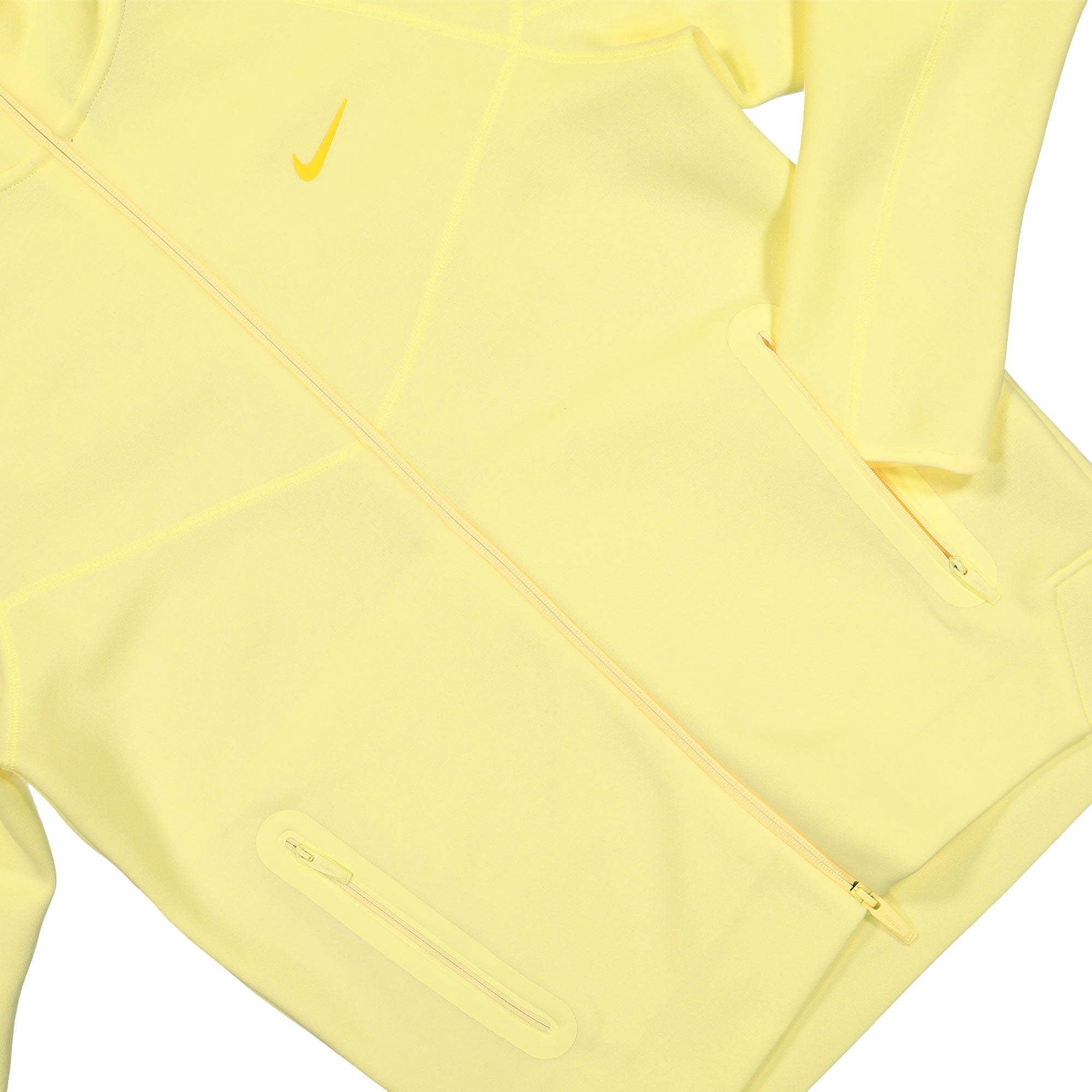 Nike NRG Tech Fleece Full Zip Hoodie Citron Tint / Vivid Sulfur Hoodies Detailfoto | Overkill