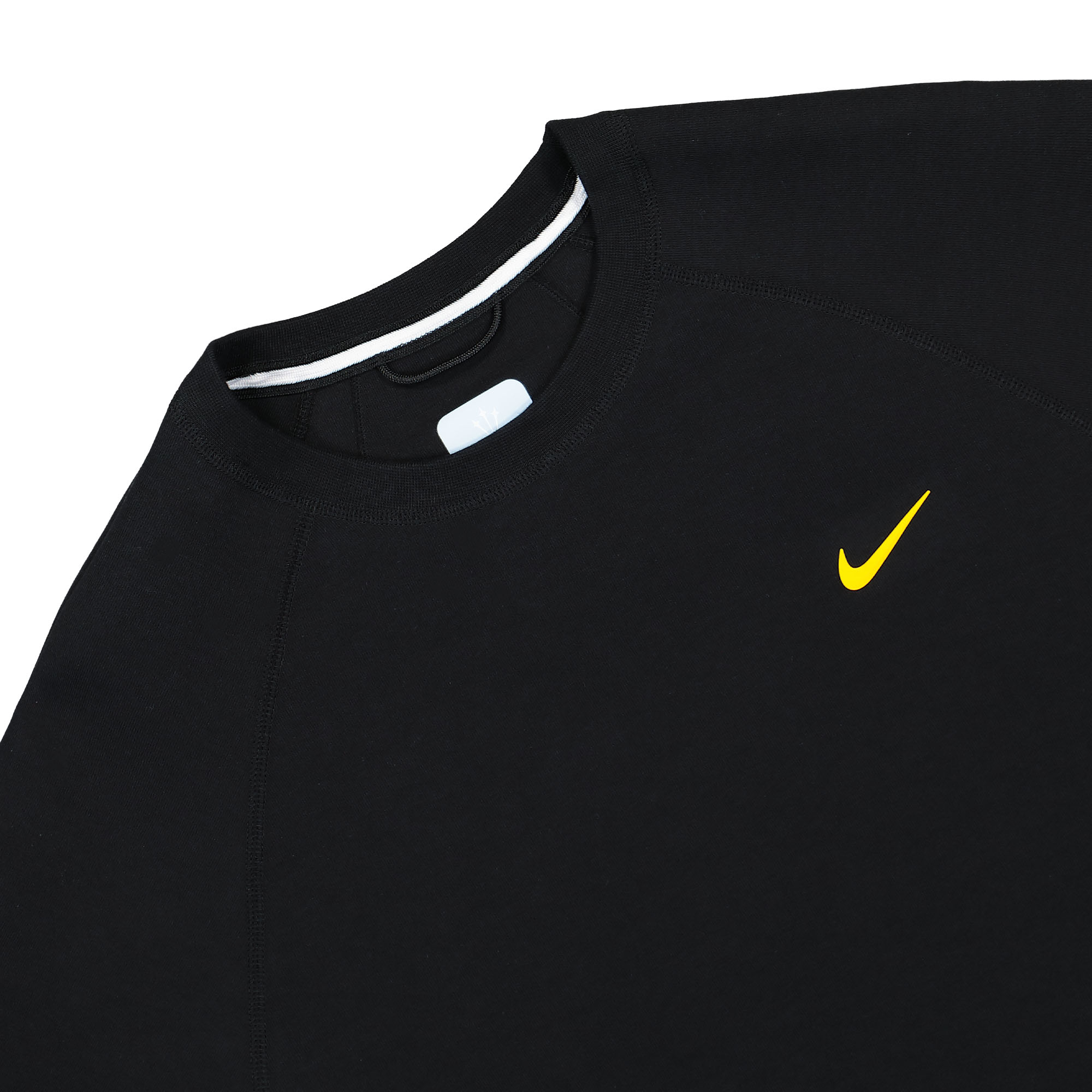 Nike NOCTA x Nike Tech Fleece Crew Black / University Red Sweatshirts Close-up | Overkill
