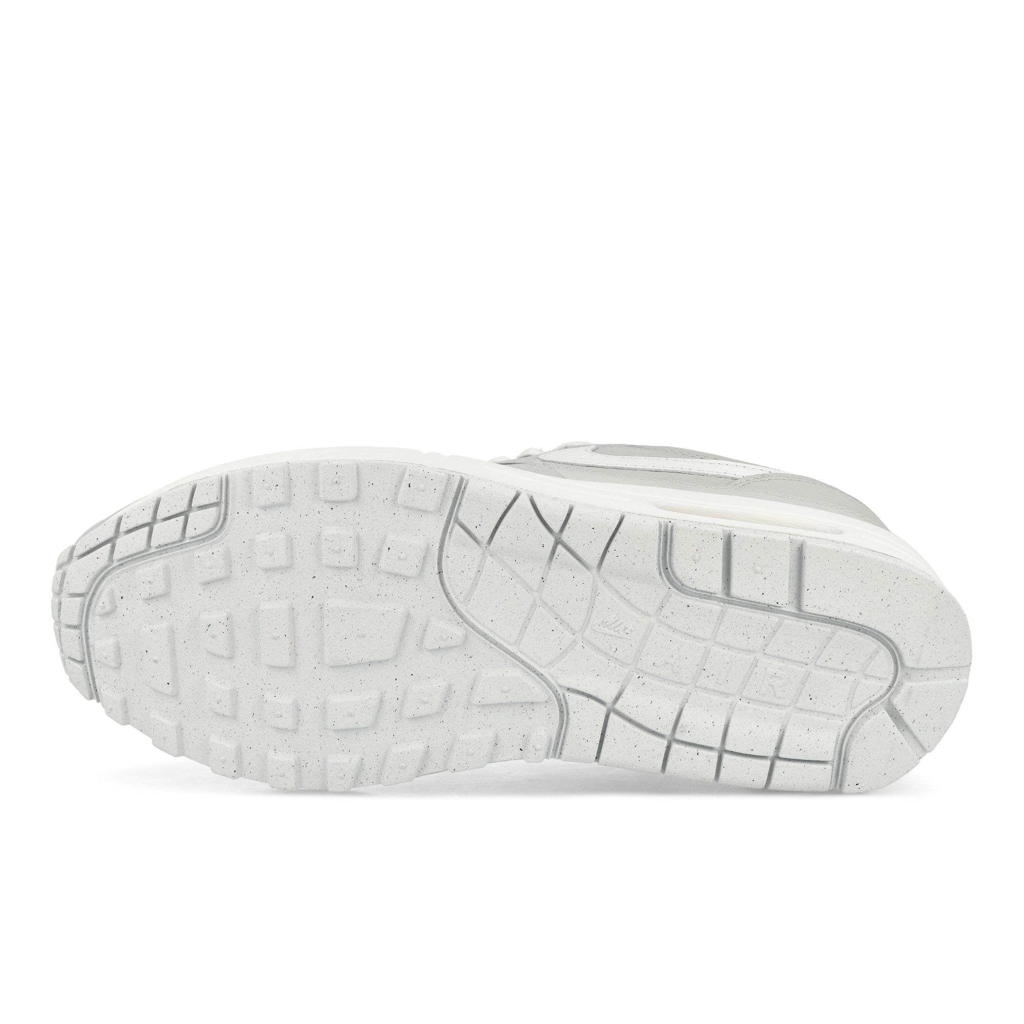 Nike Air Max 1 Premium Pure Platinum / White - Black - Sport Red Low Top Sneakers  Detail View 1 | Overkill