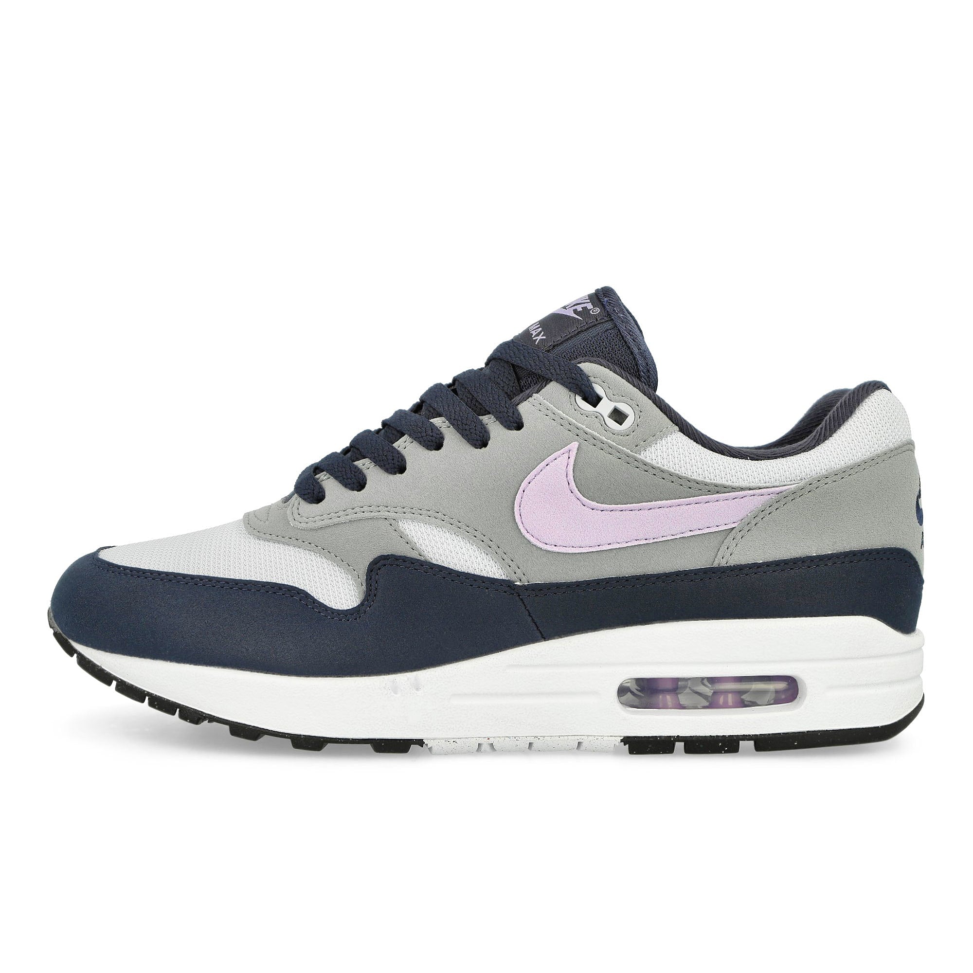 Nike Air Max 1 Football Grey / Lilac Bloom - Thunder Blue Low Top Sneakers FD9082 001 | Overkill