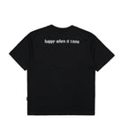 Wasted Paris Happy When It Rains T-Shirt Black T-Shirts Close-up | Overkill