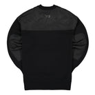 Y-3 Nylon-Knit Crew Sweater Black Sweatshirts Material | Overkill