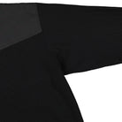Y-3 Nylon-Knit Crew Sweater Black Sweatshirts Close-up | Overkill