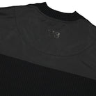 Y-3 Nylon-Knit Crew Sweater Black Sweatshirts Detail view 1 | Overkill