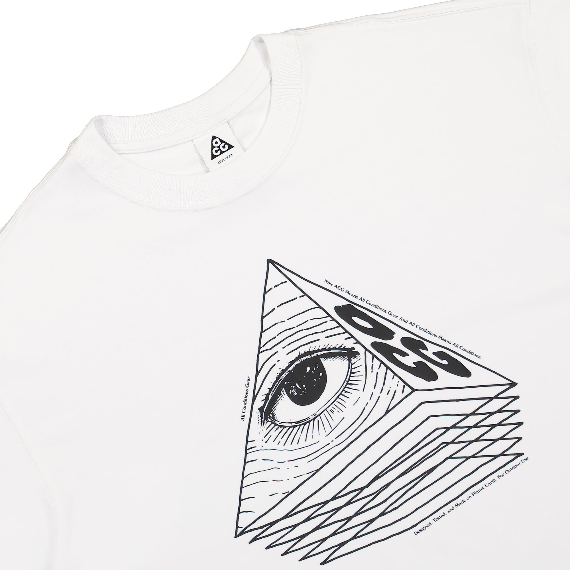 Nike ACG Changing Eye Tee Summit White T-Shirts Close-up | Overkill