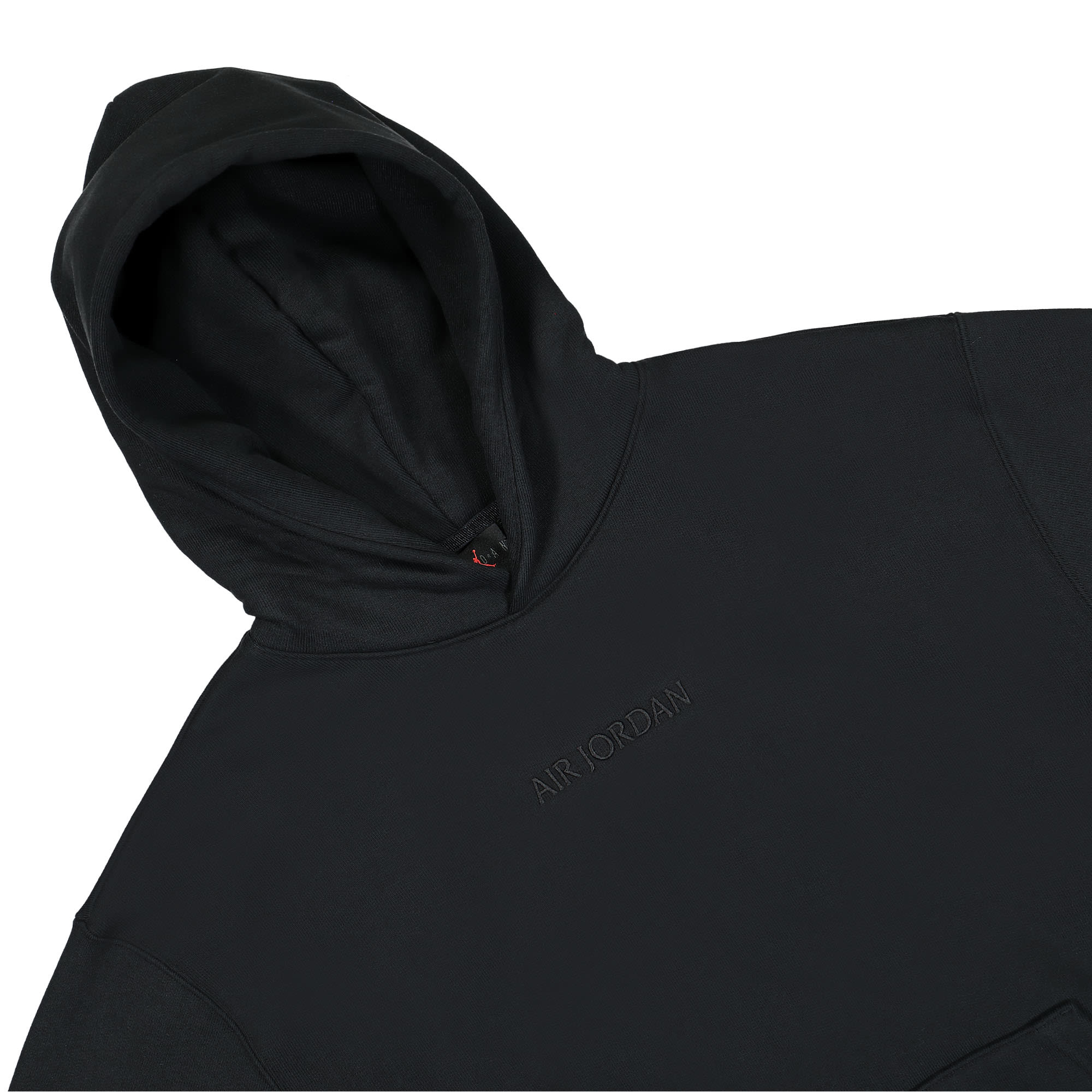 Jordan Air Jordan Wordmark Fleece Hoodie Black Hoodies Close-up | Overkill