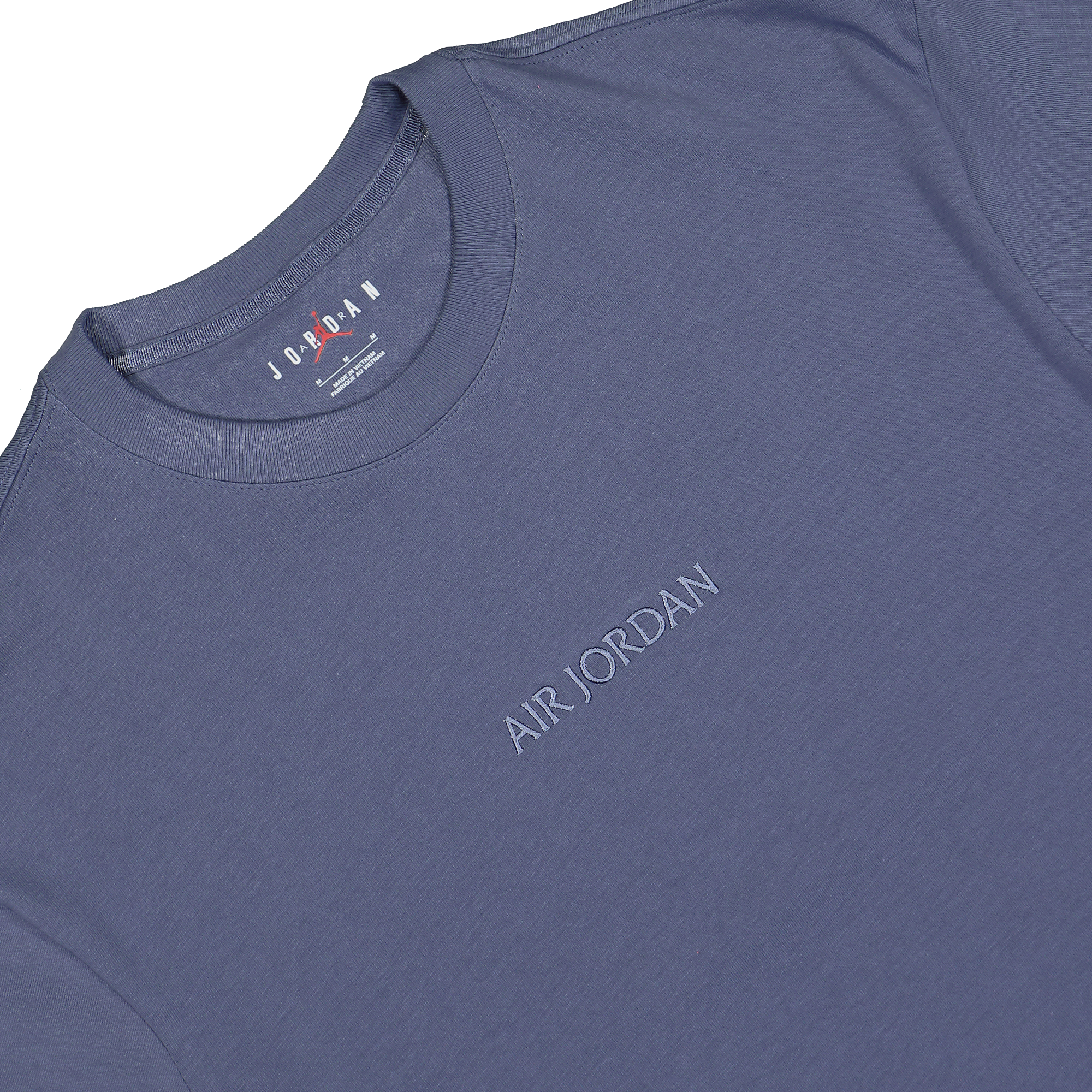 Jordan Air Jordan Wordmark SS Tee Diffused Blue T-Shirts Close-up | Overkill
