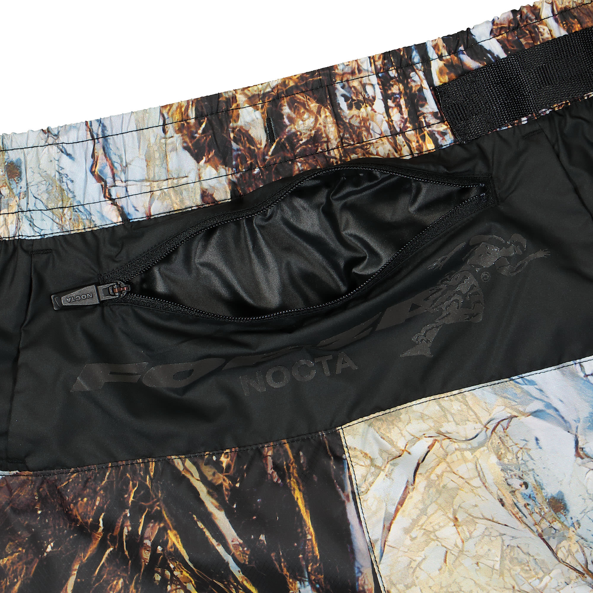 Nike NOCTA x Nike Running Shorts Solid Black / Multi-Color / Black Shorts Detail view 1 | Overkill