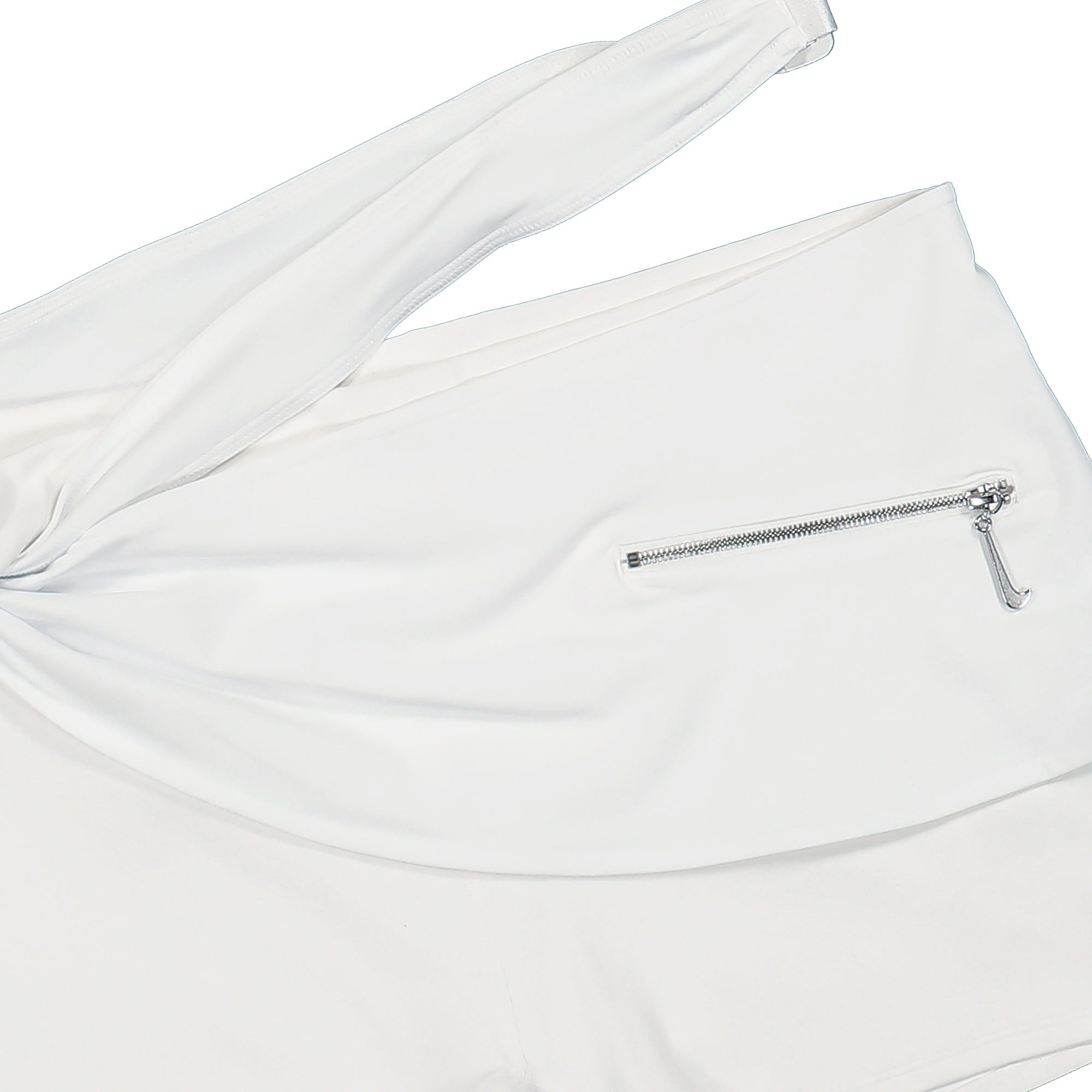 Nike Jacquemus x Nike W NRG Layered Shorts White / White Shorts Close-up | Overkill