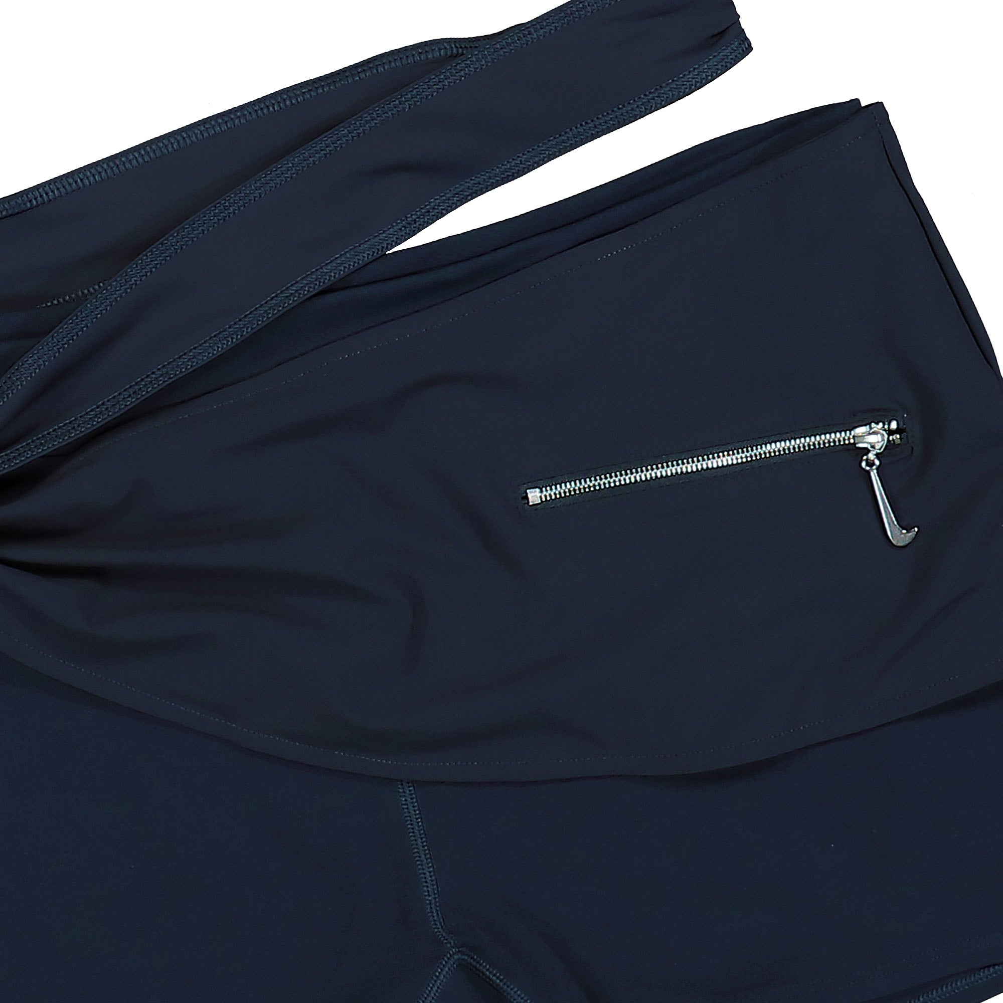 Nike Jacquemus x Nike W NRG Layered Shorts Dark Obsidian Shorts Close-up | Overkill