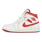 Jordan Air Jordan 1 Mid SE White / Lobster - Dune Red - Sail Mid Top Sneakers FJ3458 160 | Overkill
