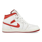 Jordan Air Jordan 1 Mid SE White / Lobster - Dune Red - Sail Mid Top Sneakers  Silhouette | Overkill