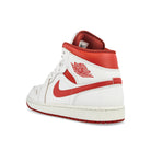 Jordan Air Jordan 1 Mid SE White / Lobster - Dune Red - Sail Mid Top Sneakers  Material | Overkill