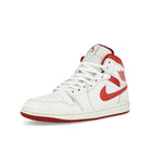 Jordan Air Jordan 1 Mid SE White / Lobster - Dune Red - Sail Mid Top Sneakers  Close Up | Overkill