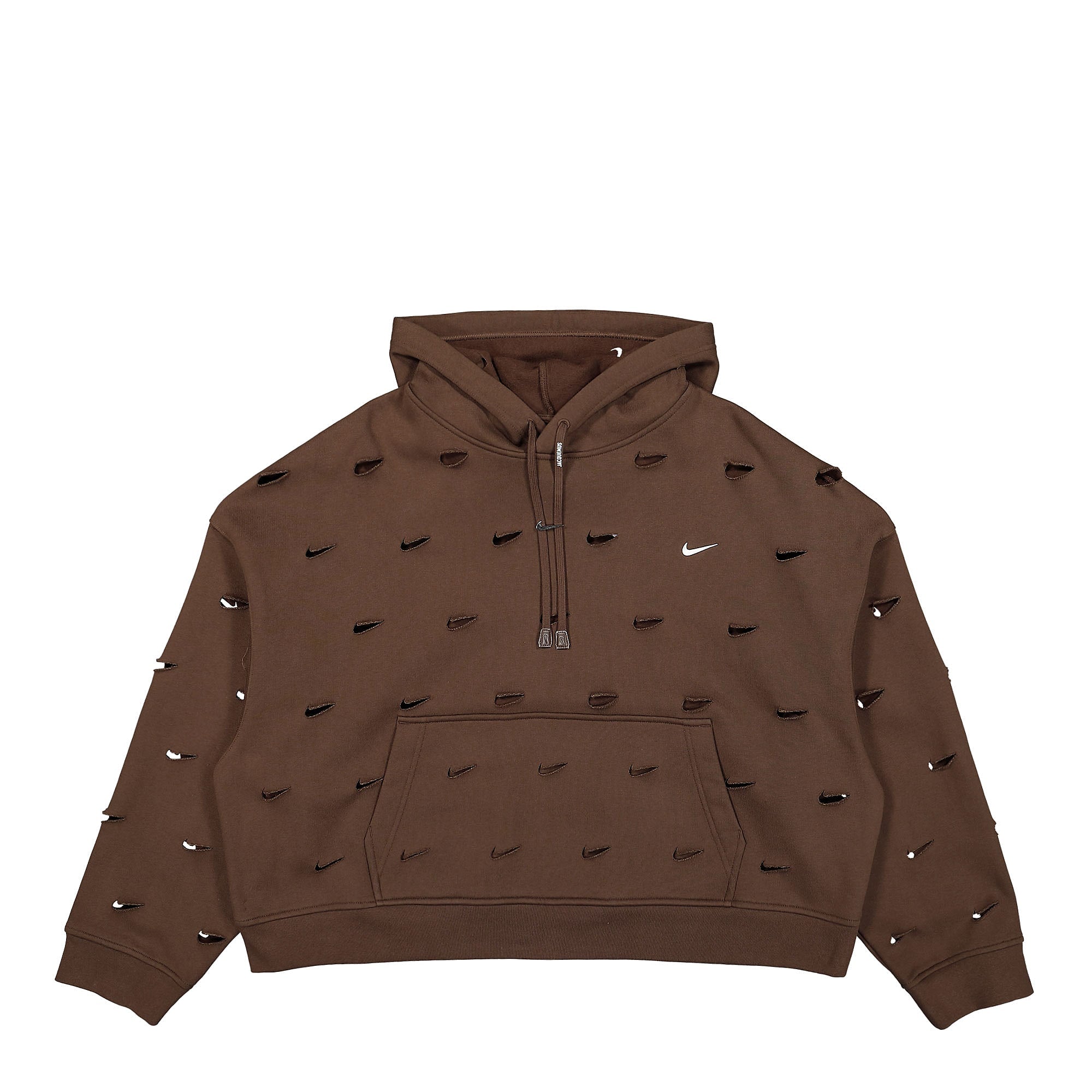brown nike swoosh