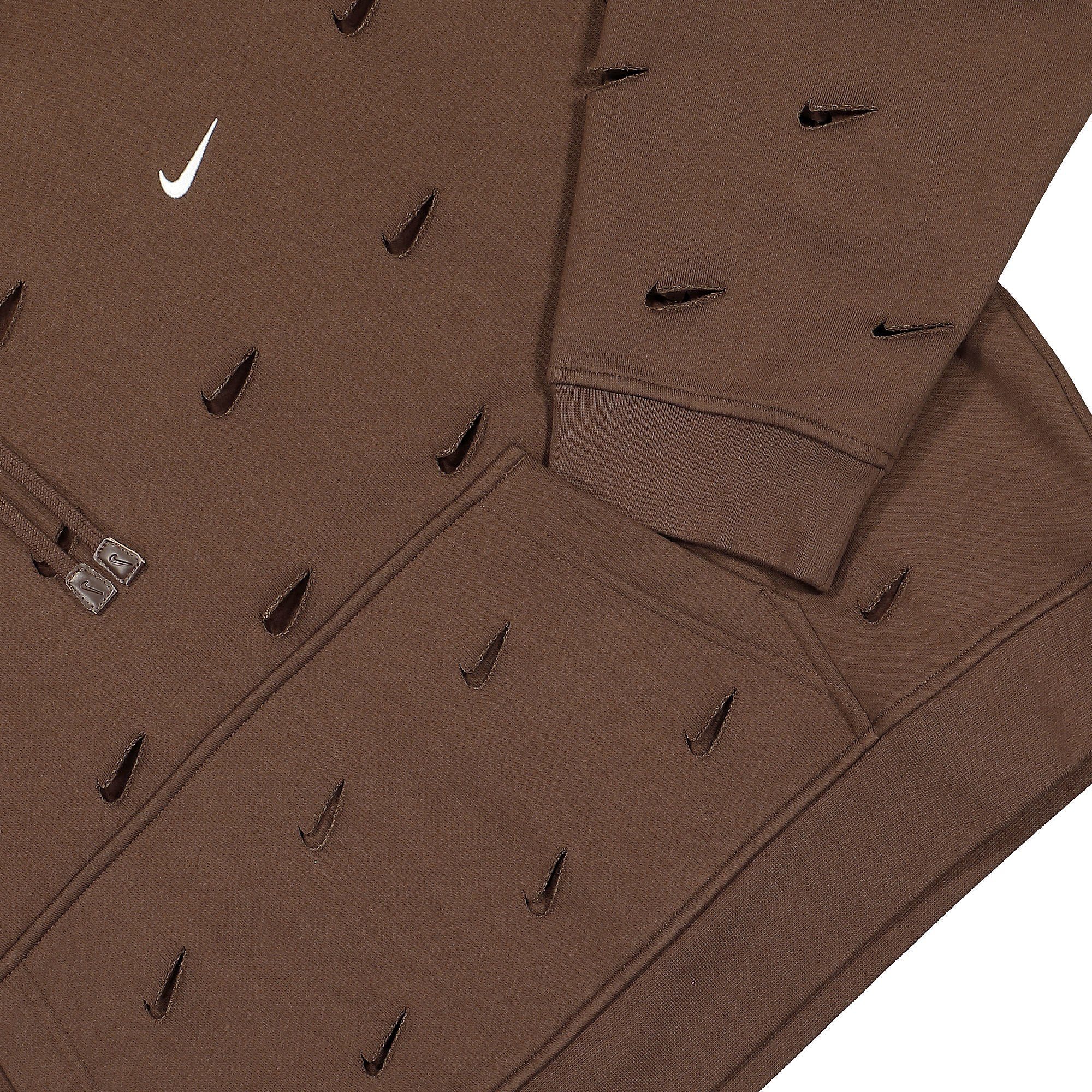 Nike Jacquemus x Nike NRG Swoosh Hoodie Cacao Wow Hoodies Detailfoto | Overkill