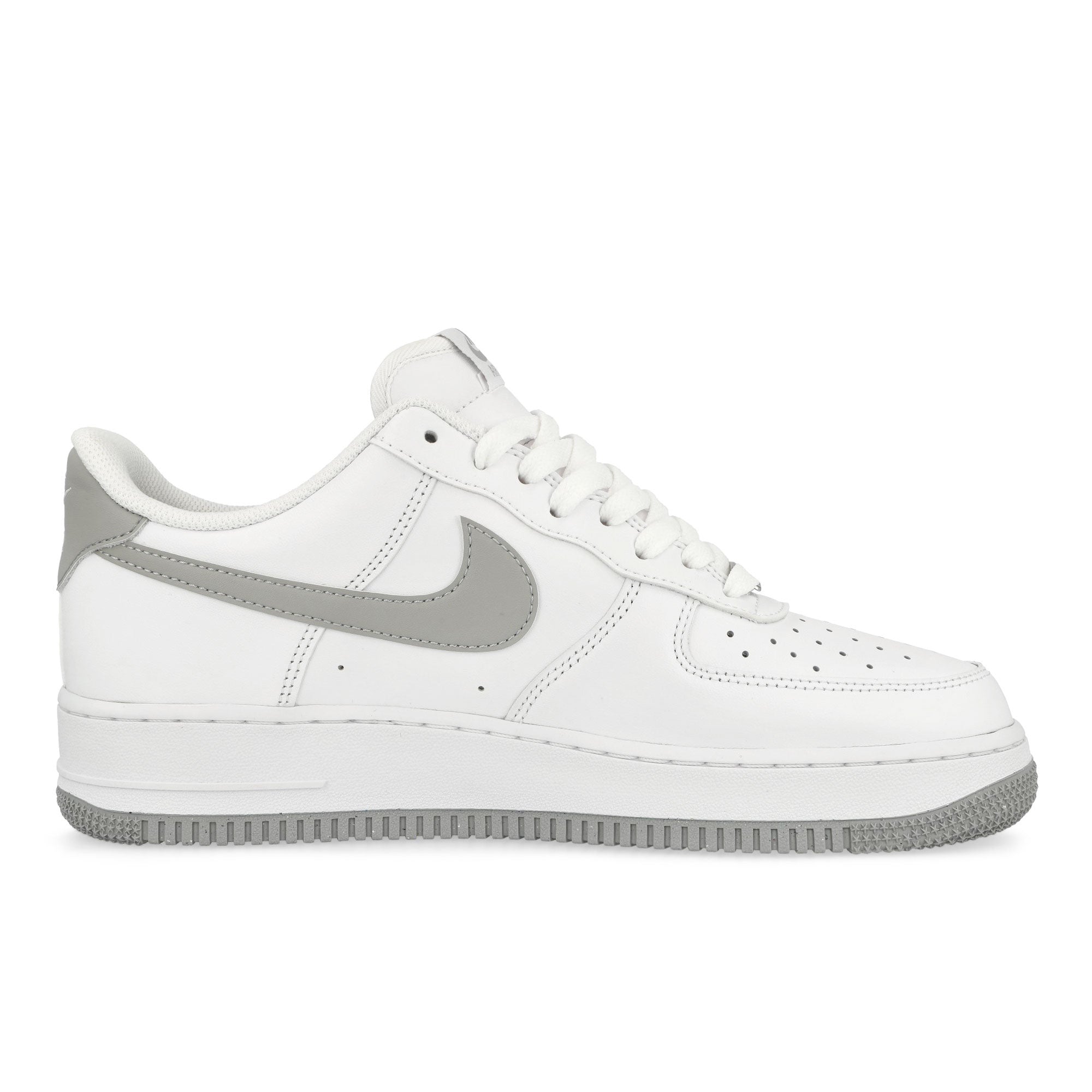 Nike Air Force 1 '07 White / Light Smoke Grey - White Low Top Sneakers  Silhouette | Overkill