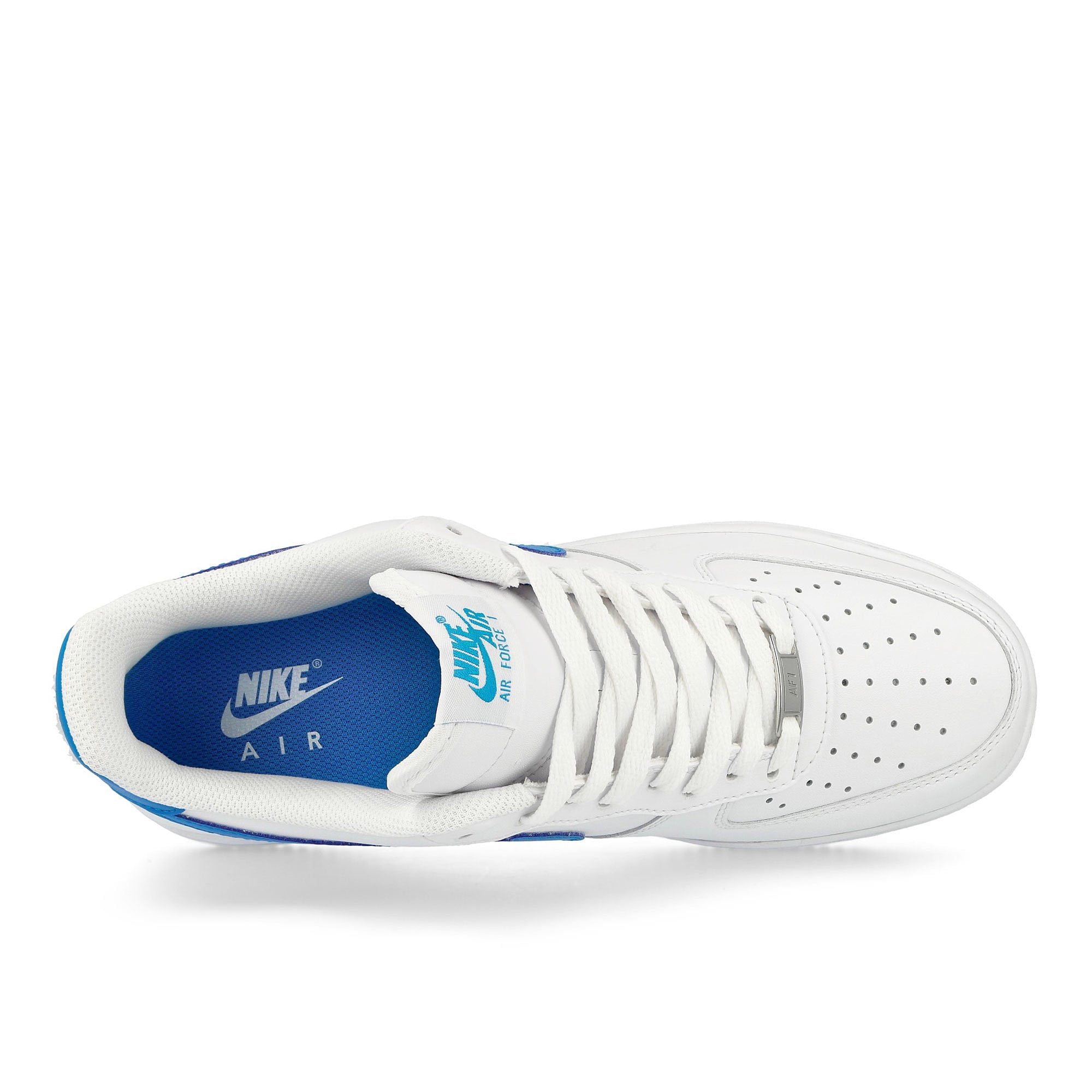 Nike Air Force 1 '07 White / Photo Blue - White Low Top Sneakers  Detailfoto | Overkill