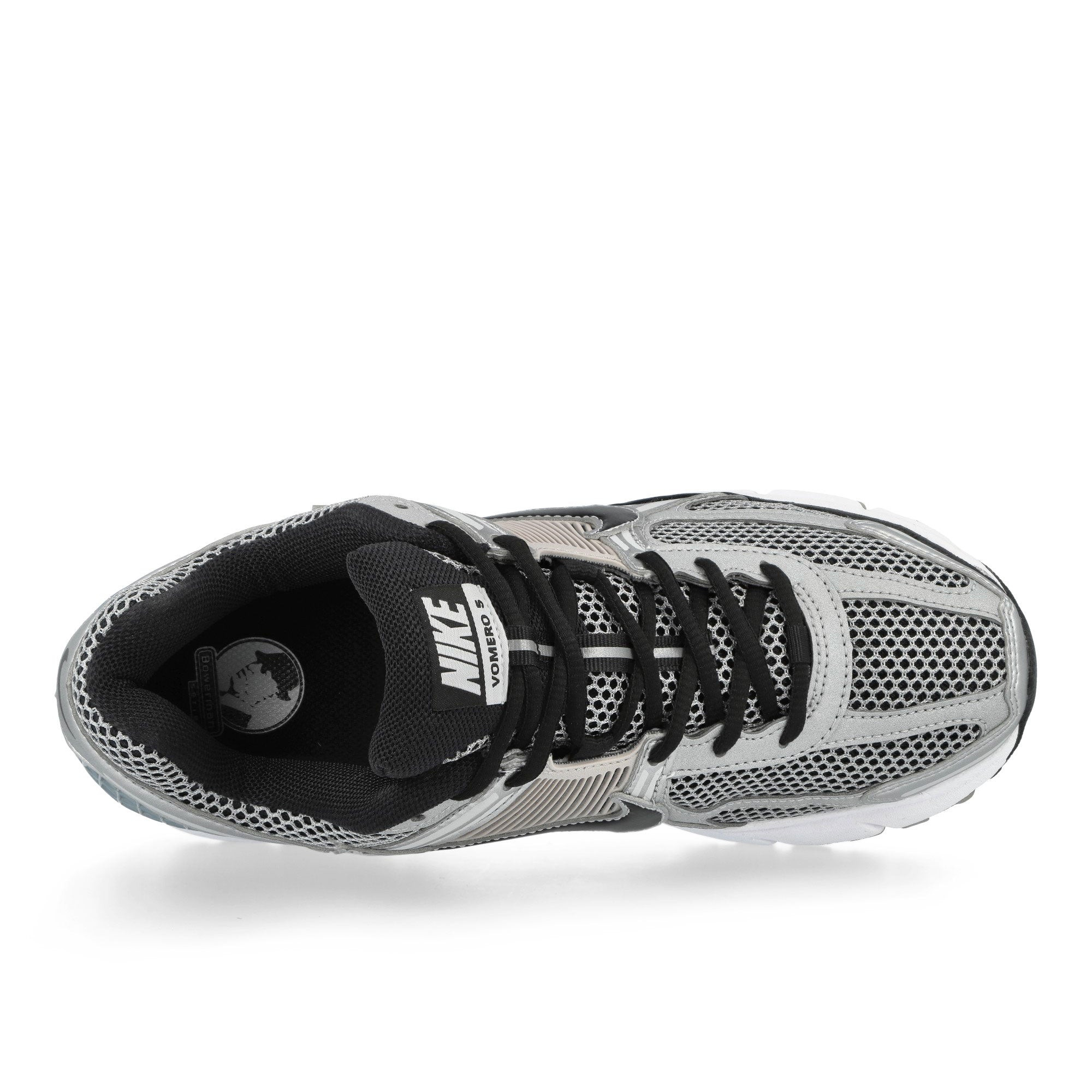 Nike Zoom Vomero 5 Metallic Silver / Black - College Grey Low Top Sneakers FJ4151 007 Detailfoto | Overkill