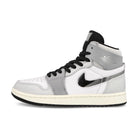 Jordan Wmns Air Jordan 1 Zoom Air Comfort 2 White / Metallic Silver - Photon Dust High Top Sneakers FJ4652 100 | Overkill