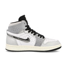 Jordan Wmns Air Jordan 1 Zoom Air Comfort 2 White / Metallic Silver - Photon Dust High Top Sneakers  Silhouette | Overkill