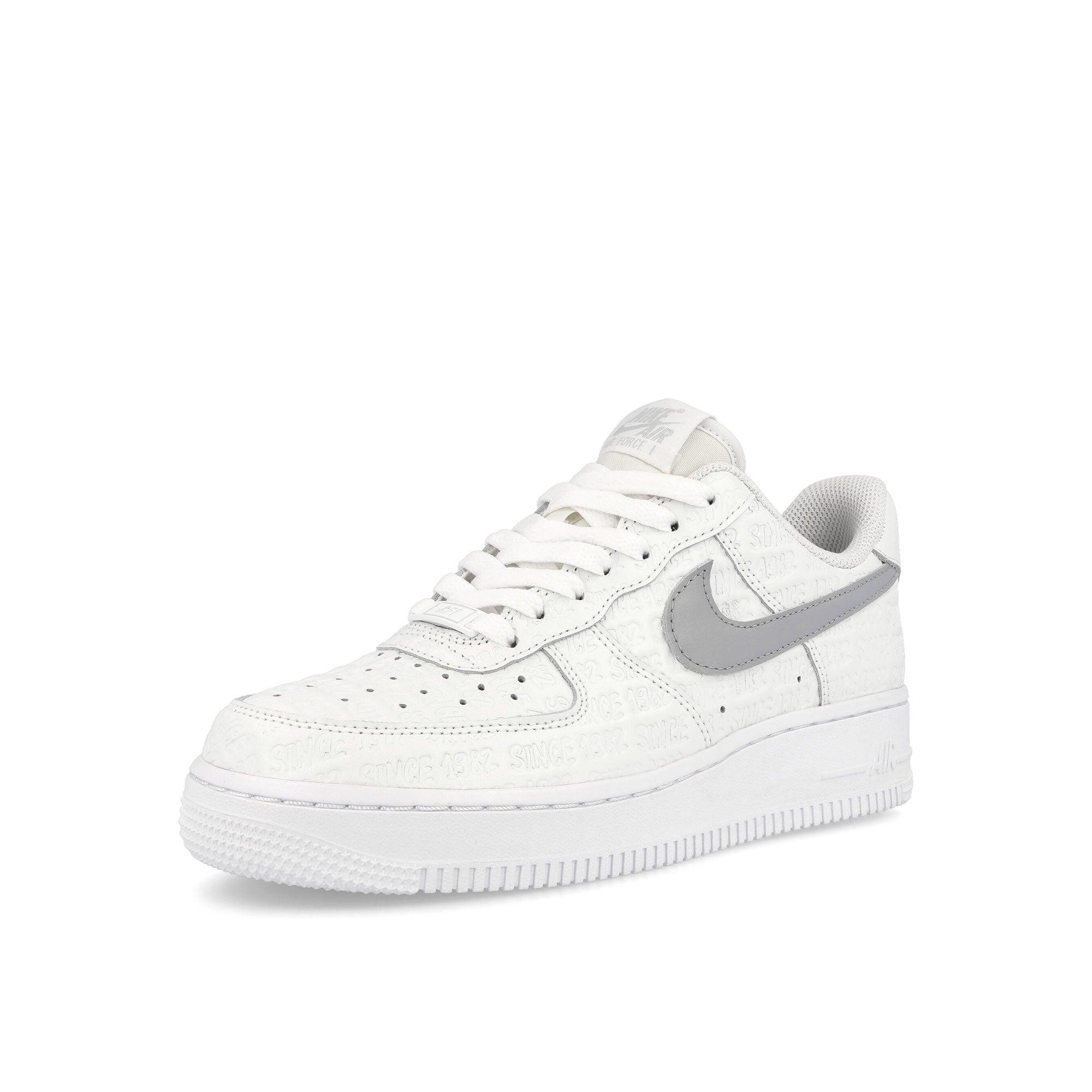 Nike Wmns Air Force 1 '07 Low Summit White-Wolf Grey - White - Sail Sneakers  Close Up | Overkill