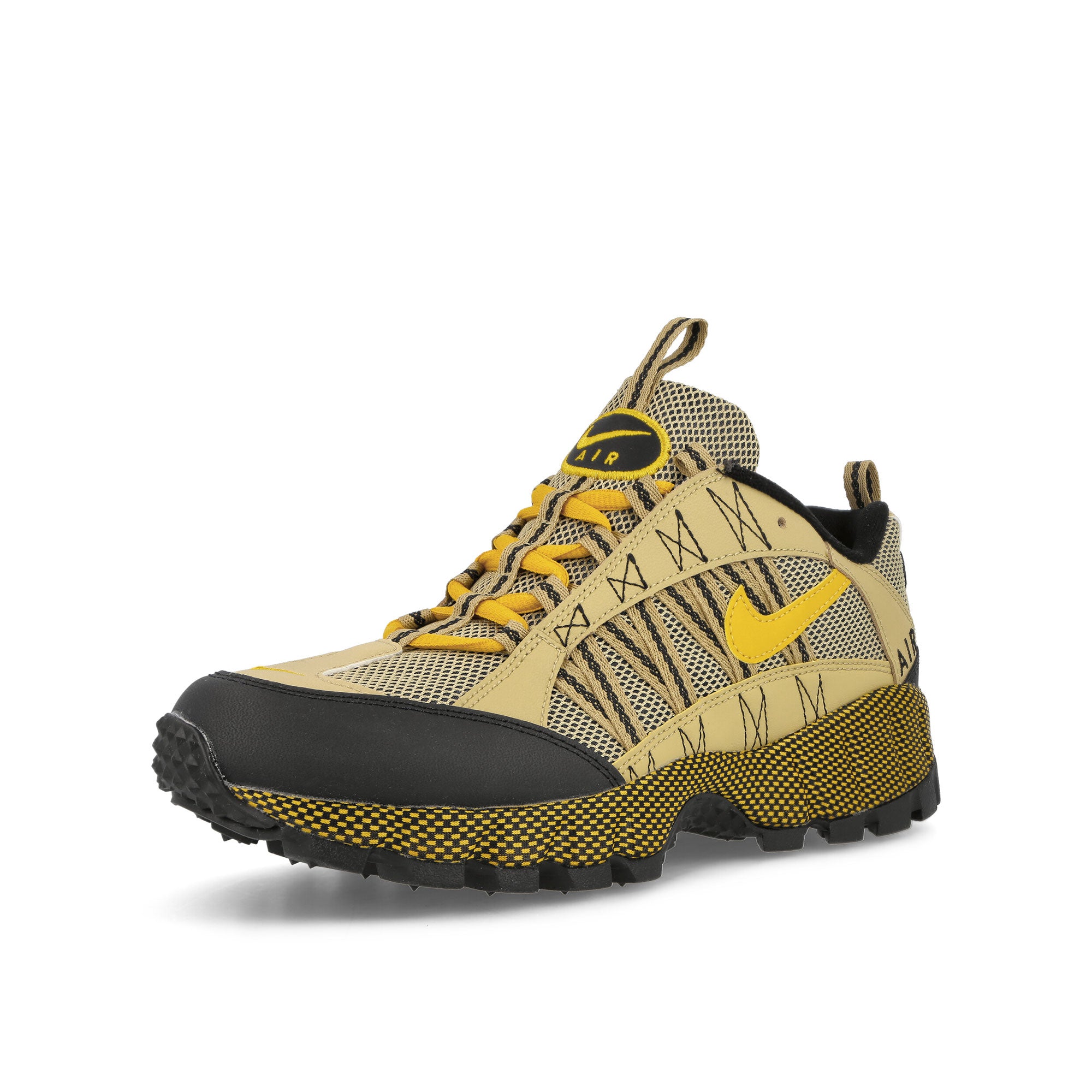 Nike Air Humara QS Wheat Grass-Yellow Ochre - Black Low Top Sneakers  Close Up | Overkill