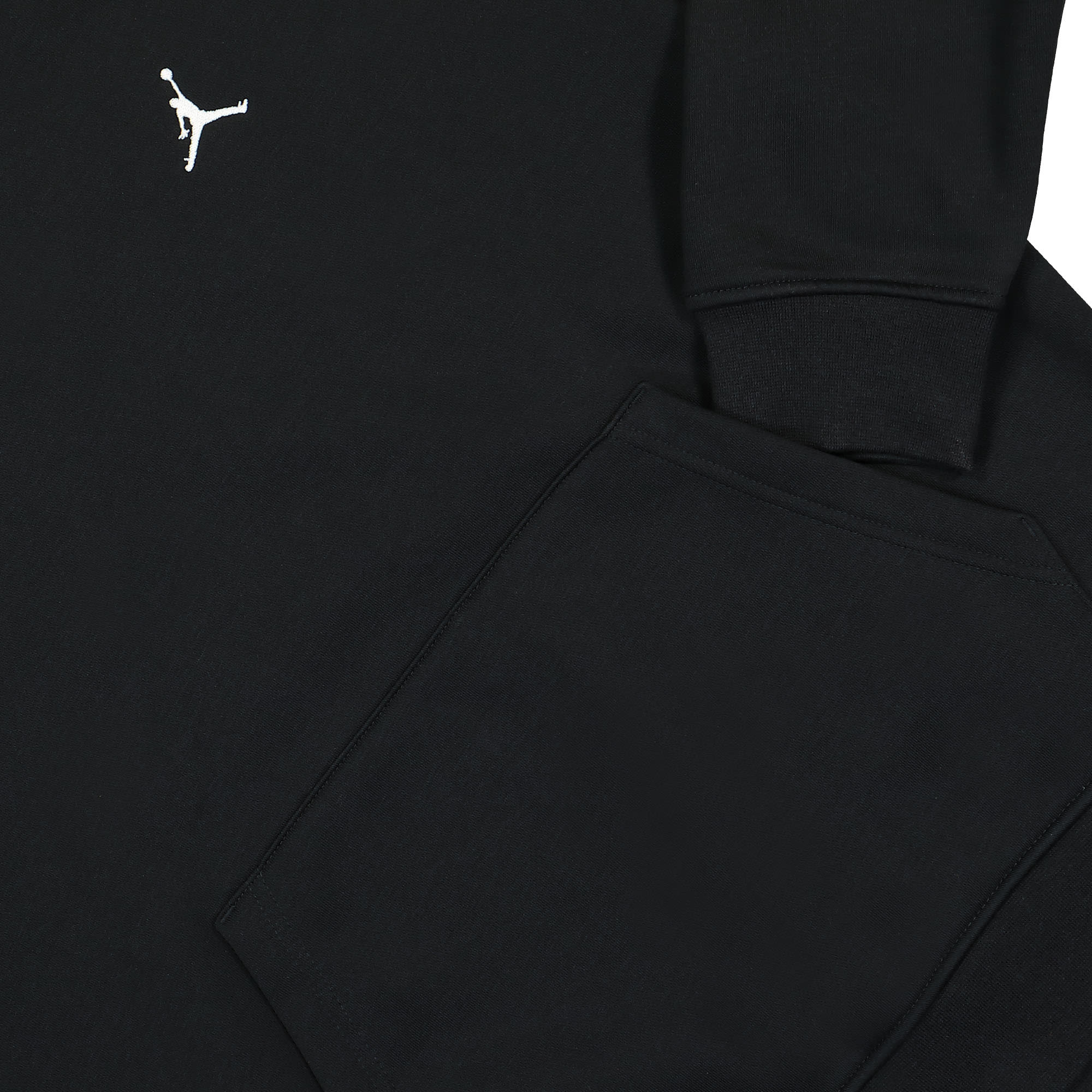 Jordan Essentials Brooklyn Fleece Hoodie Black / White Hoodies Detailfoto | Overkill