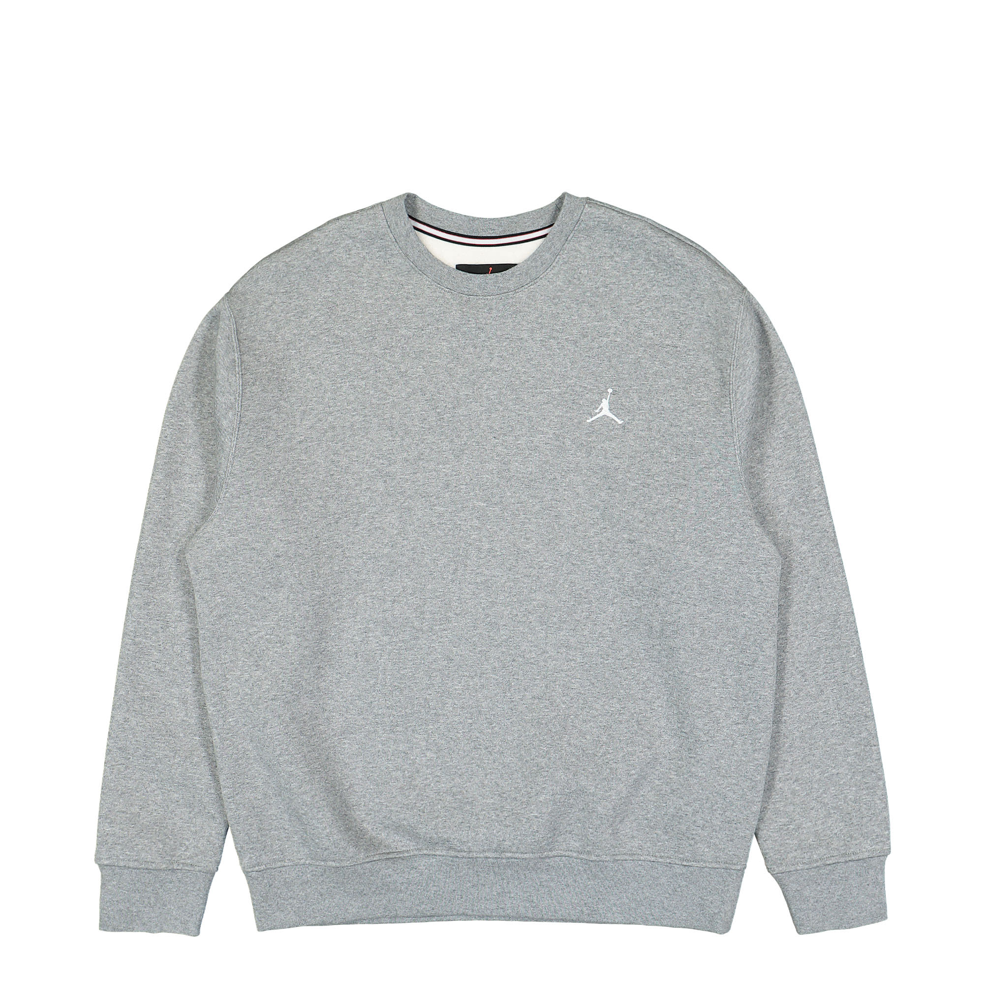 Jordan Essential Fleece Crew Carbon Heather / White Sweatshirts FJ7776 091 | Overkill