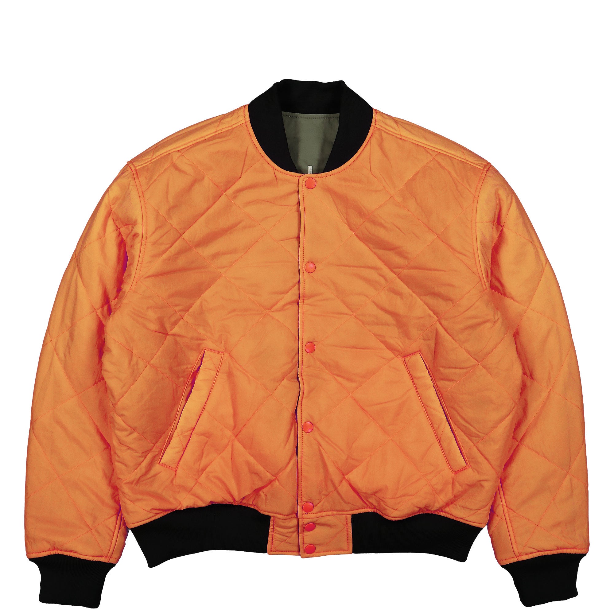 Nike Stussy x Nike Reversible Jacket Medium Olive / Bright Mandarin / Sail Jackets Close-up | Overkill