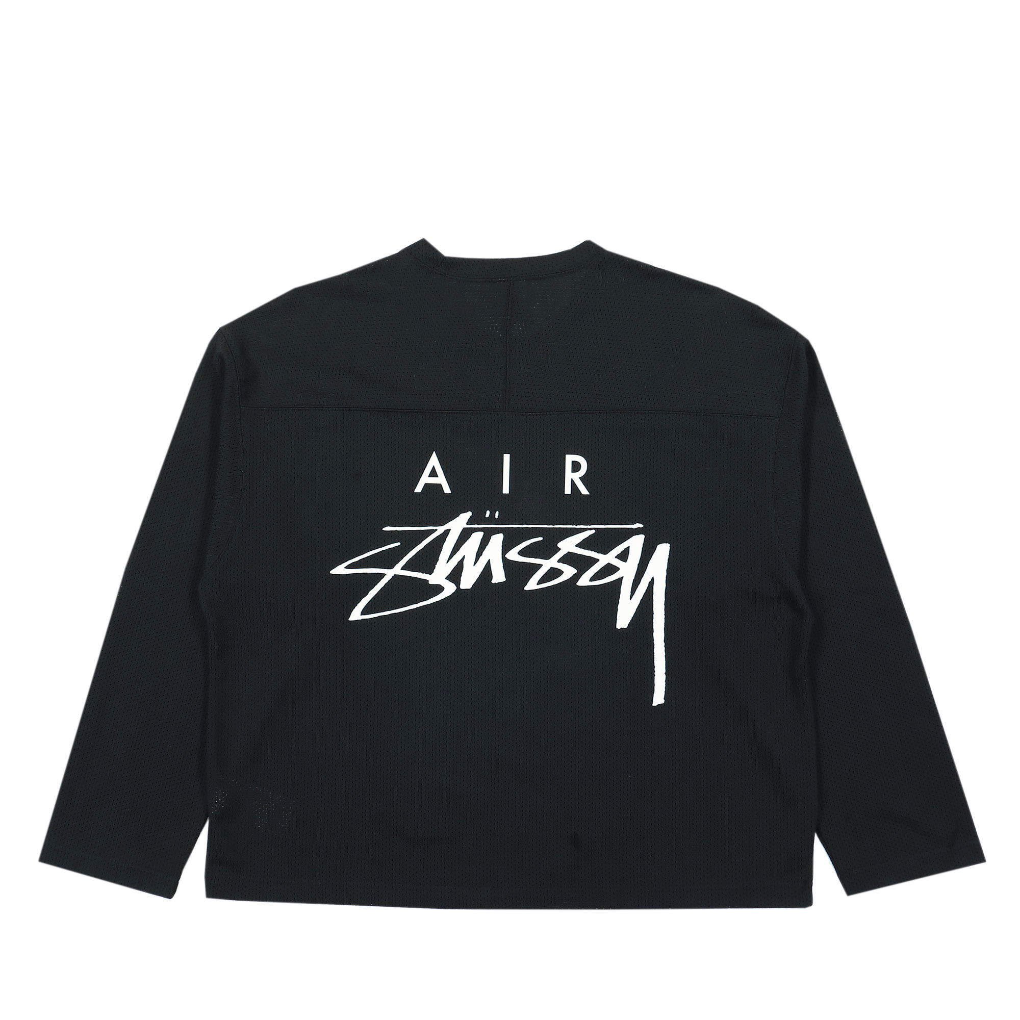 Nike Stussy x Nike Long-Sleeve Top Black / Sail Tops Close-up | Overkill