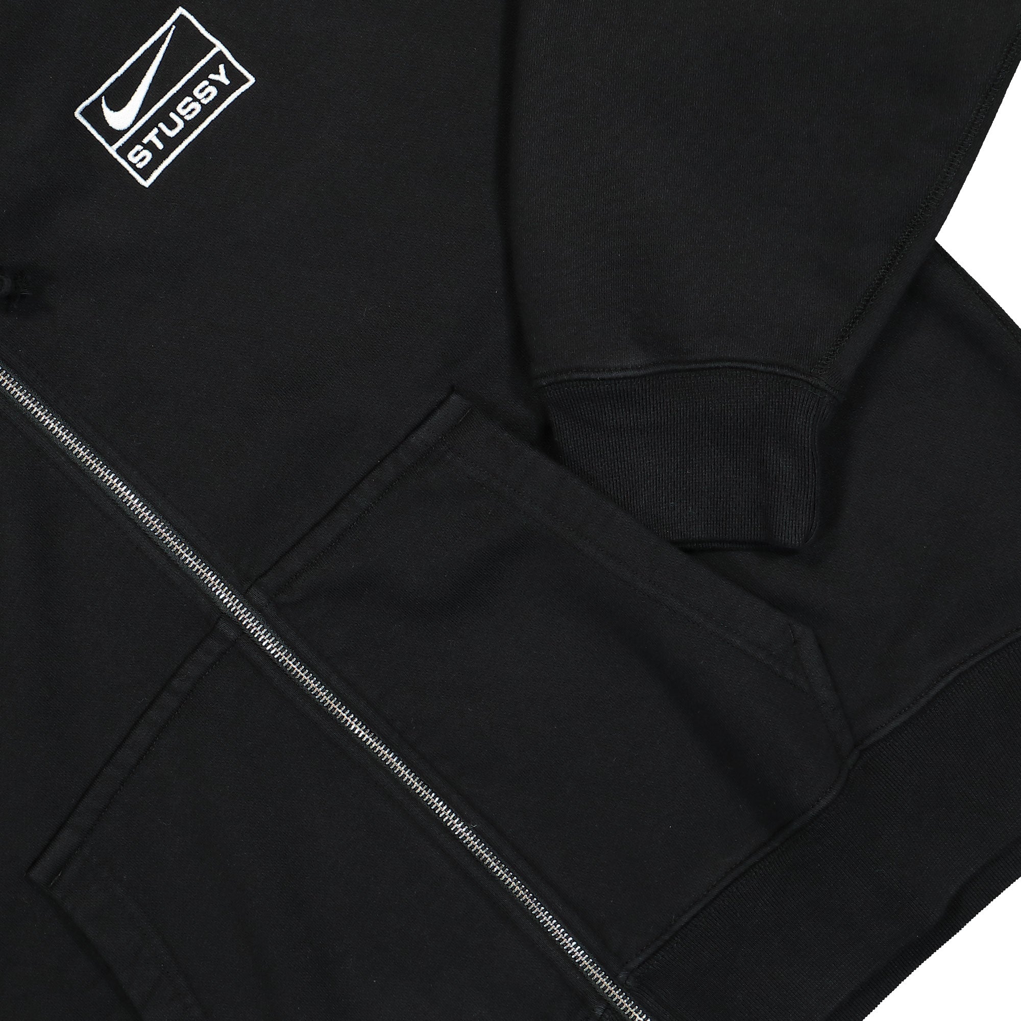 Nike Stussy x Nike Full-Zip Fleece Hoodie FJ9175 010 | OVERKILL