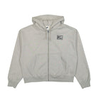 Nike Stussy x Nike Full-Zip Fleece Hoodie Grey Heather / Black Hoodies FJ9181 050 | Overkill