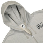 Nike Stussy x Nike Full-Zip Fleece Hoodie Grey Heather / Black Hoodies Close-up | Overkill