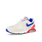 Nike Air 180 White / Ultramarine - Solar Red - Black Low Top Sneakers  Close Up | Overkill