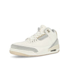 Jordan Air Jordan 3 Retro Ivory / Grey Mist - Cream Mid Top Sneakers  Close Up | Overkill