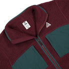 Nike ACG Arctic Wolf Polartec Full-Zip Fleece Jacket Night Maroon / Deep Jungle / Summit White Fleece Jackets Close-up | Overkill