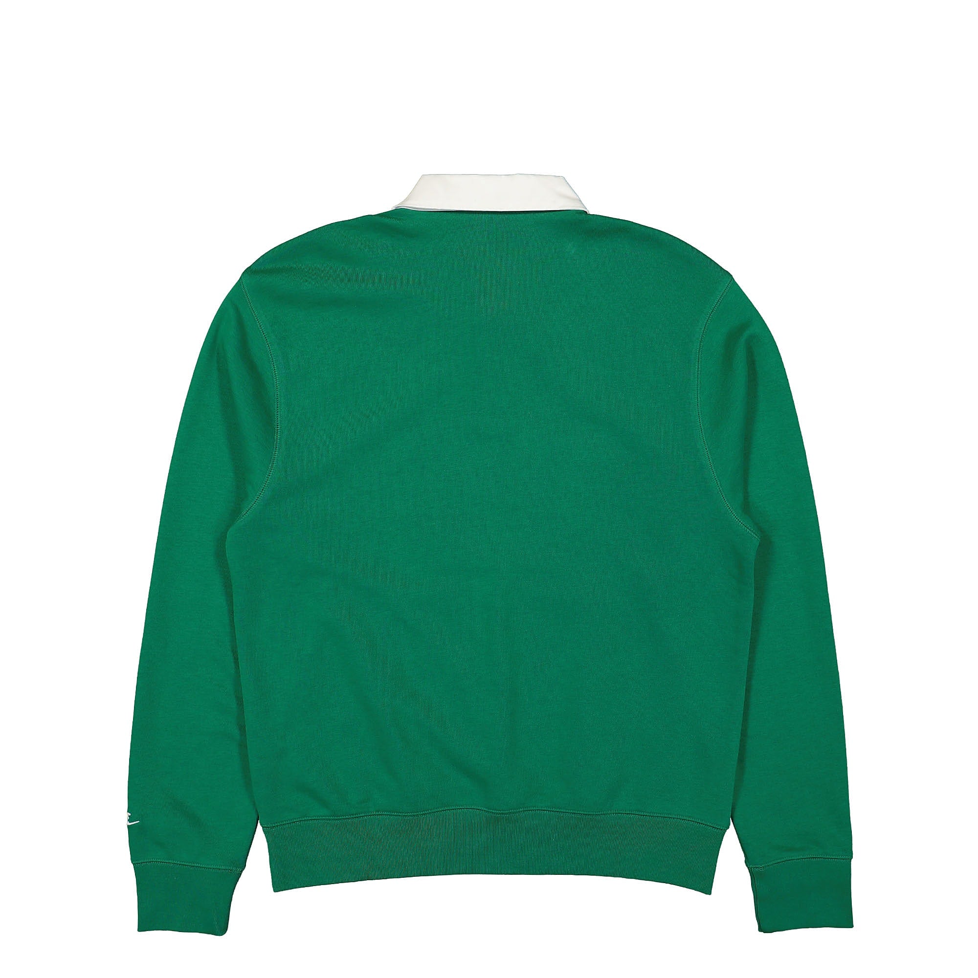 Nike Club Fleece Longsleeve Poloshirt Malachite / White Longsleeves Material | Overkill