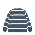 Nike Life Striped Heavyweight Rugby Polo Shirt Thunder Blue / Sail / White / Thunder Blue Longsleeves Material | Overkill