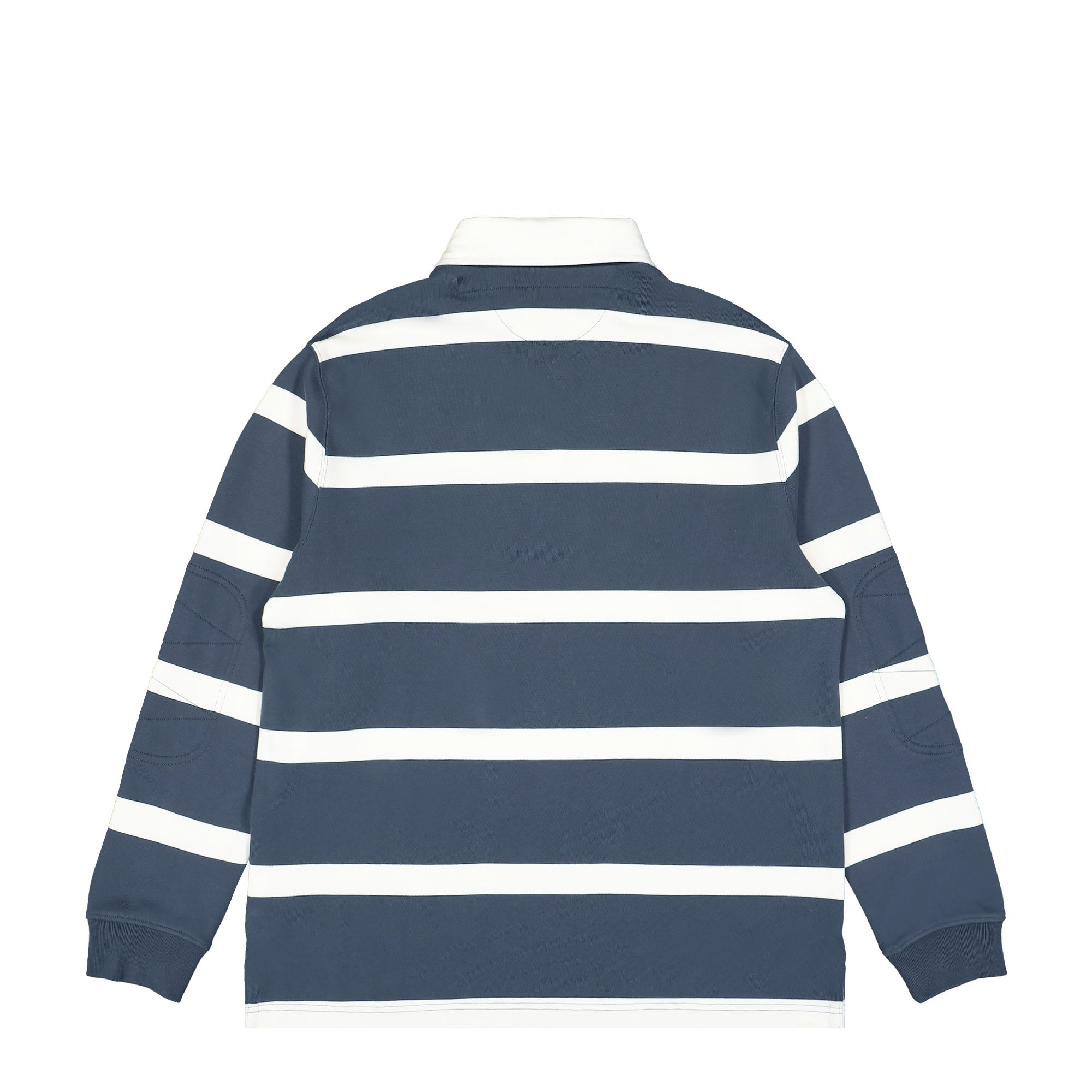 Nike Life Striped Heavyweight Rugby Polo Shirt Thunder Blue / Sail / White / Thunder Blue Longsleeves Material | Overkill