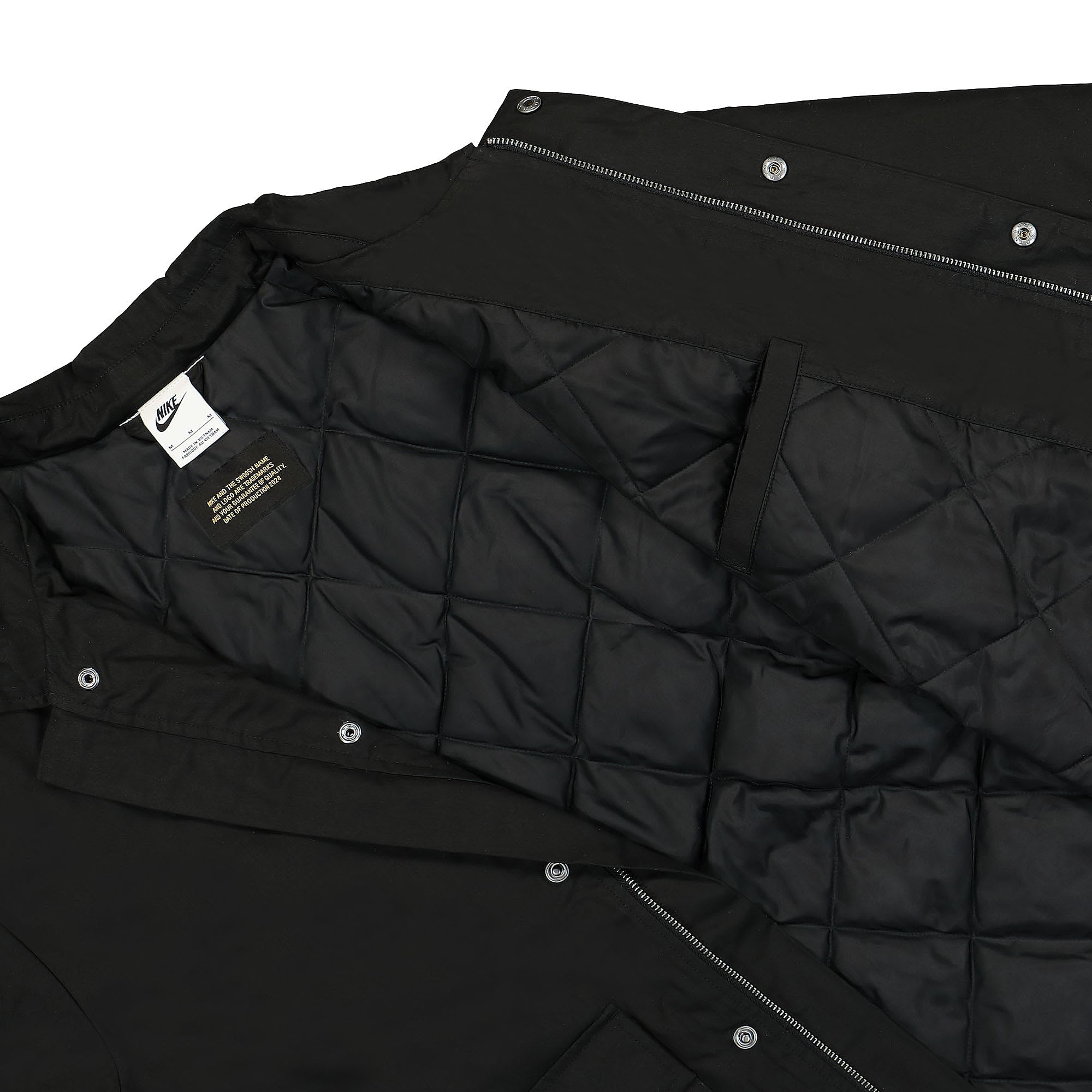 Nike Life Waxed Canvas Work Jacket Black / Black Jackets Detail view 1 | Overkill