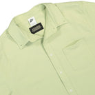 Nike Life Seersucker Shirt Olive Aura / Olive Aura Shirts Close-up | Overkill